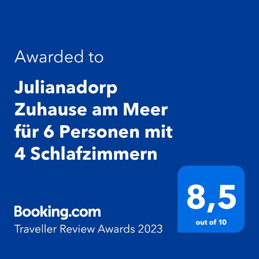 Julianadorp Zuhause Am Meer Fuer 6 Personen Mit 4 Schlafzimmern المظهر الخارجي الصورة